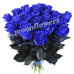Роза синяя импортная 1 шт.